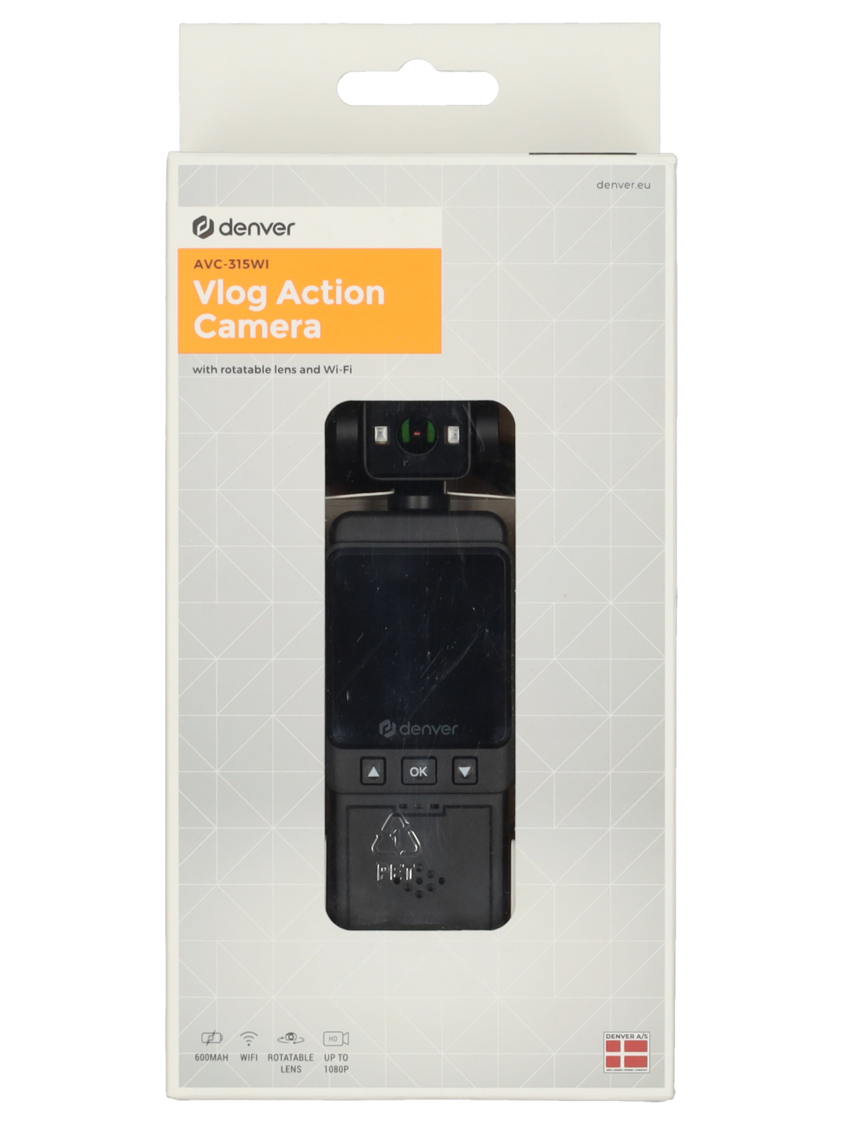 Vlogcamera Full HD – WiFi & 270° Draaibare Lens