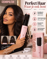 Draadloze Warmtestylingborstel – Voor Glad Haar, Volume & Zachte Krullen