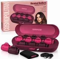 Salon Curls – Verwarmde Krulrollers Set