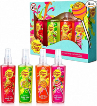 Chupa Chups Body Mist Geschenkset – 4 Fruitige Geuren – 4 × 100 ml