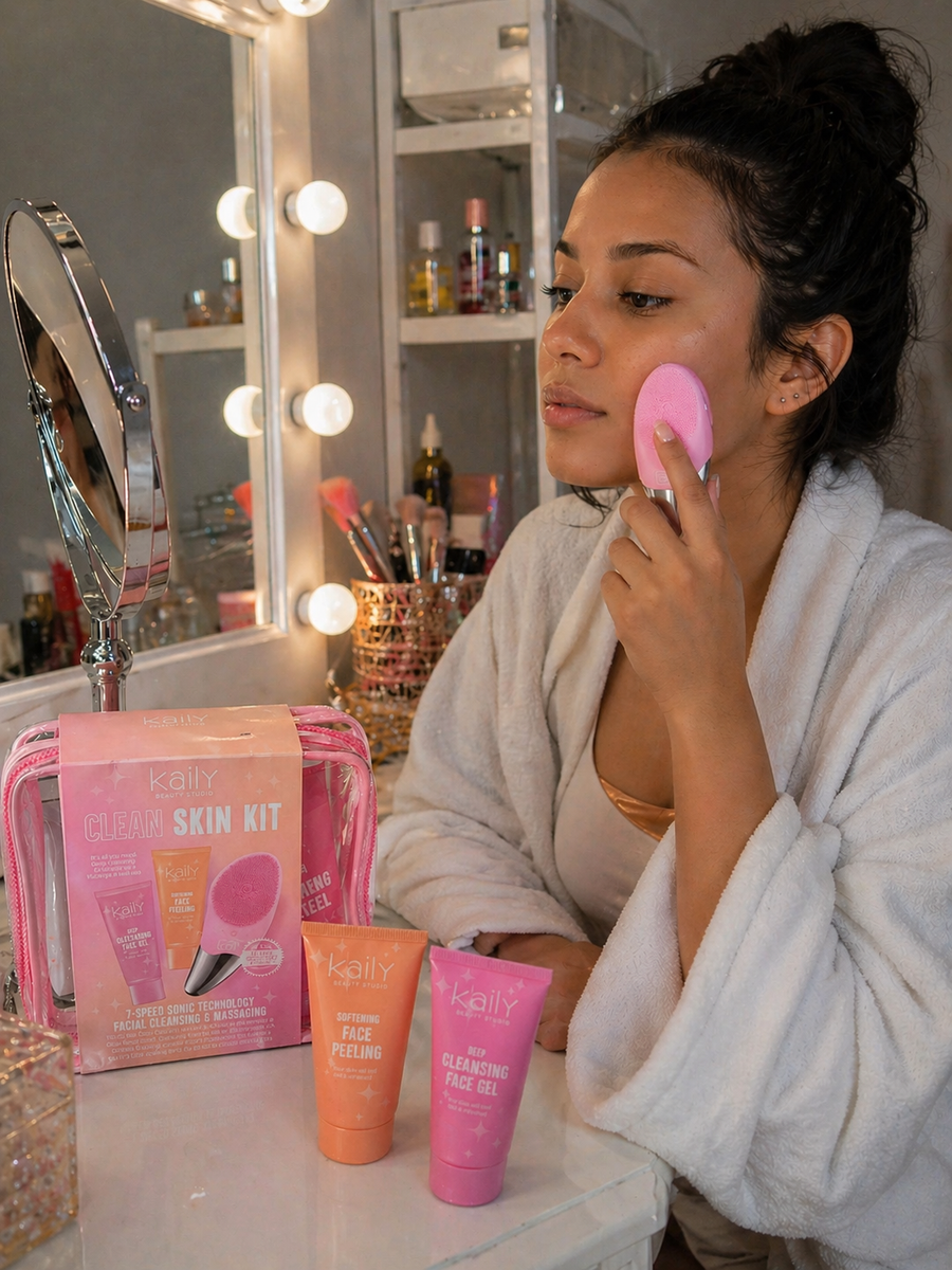 Kaily Beauty Studio Gezichtsreinigingsset (3-delig)