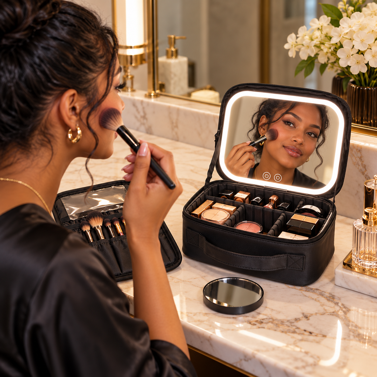 LumiCase Pro LED Beauty Organizer