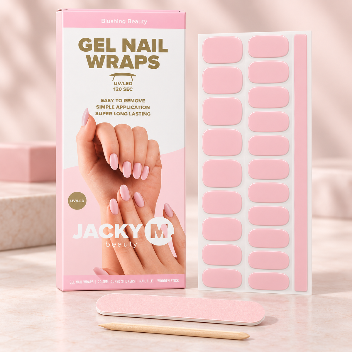 Jacky M UV Gel Nail Stickers 22 Stuks