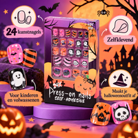 Spooky Tips Halloween Kunstnagels 24 Stuks