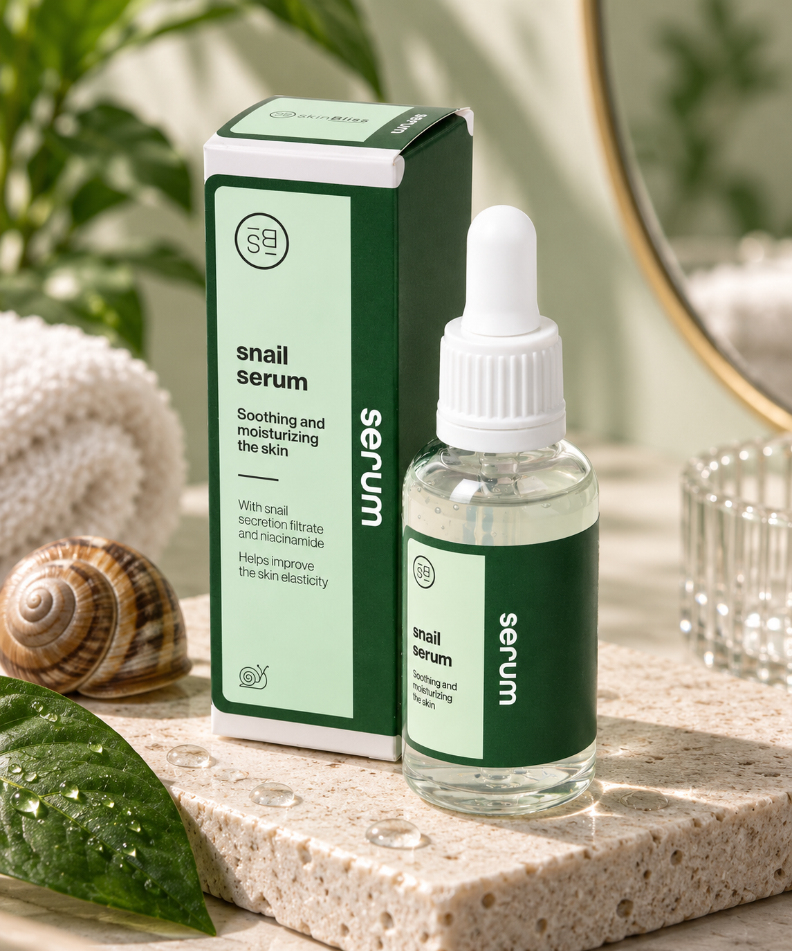 Snail Serum – Slakkenslijm & Niacinamide (30ml)