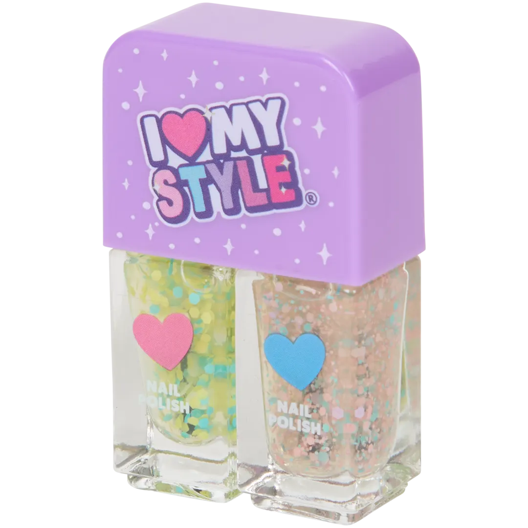 I Love My Style glitter nagellak duo kleurset 5