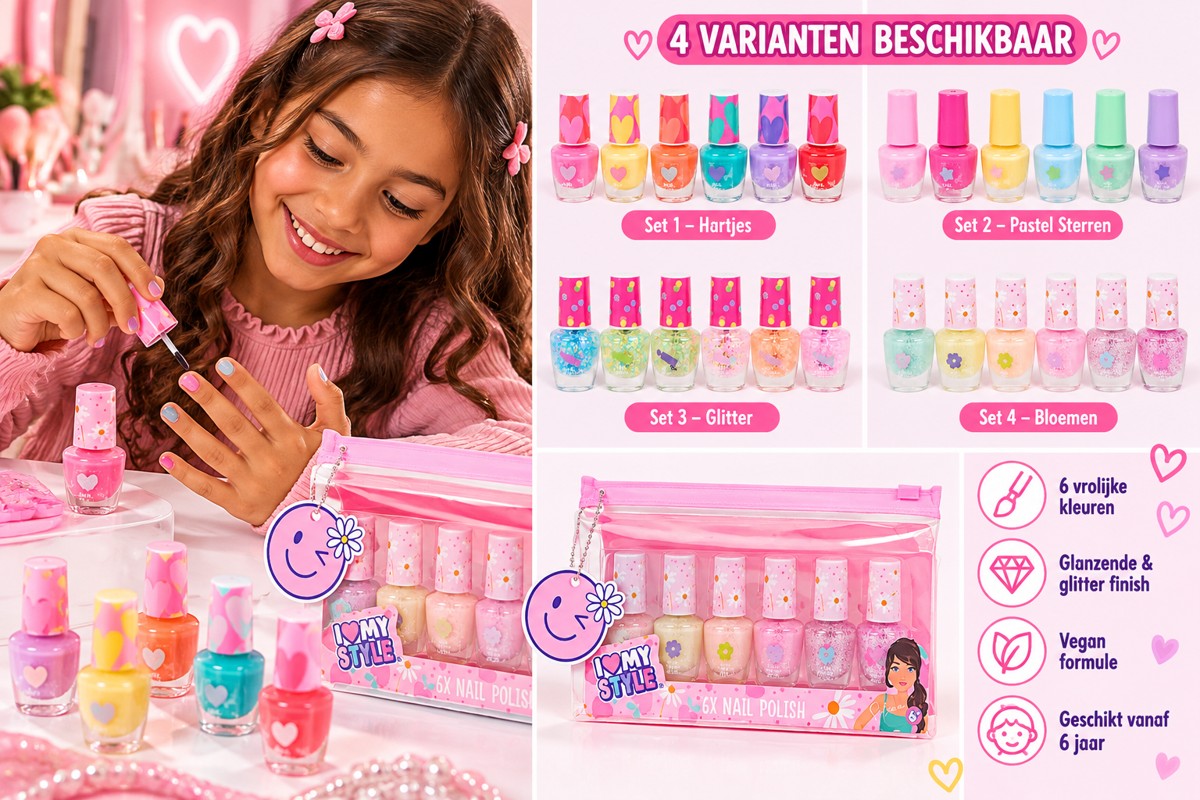 I Love My Style nagellakset 6 stuks voordelen en varianten