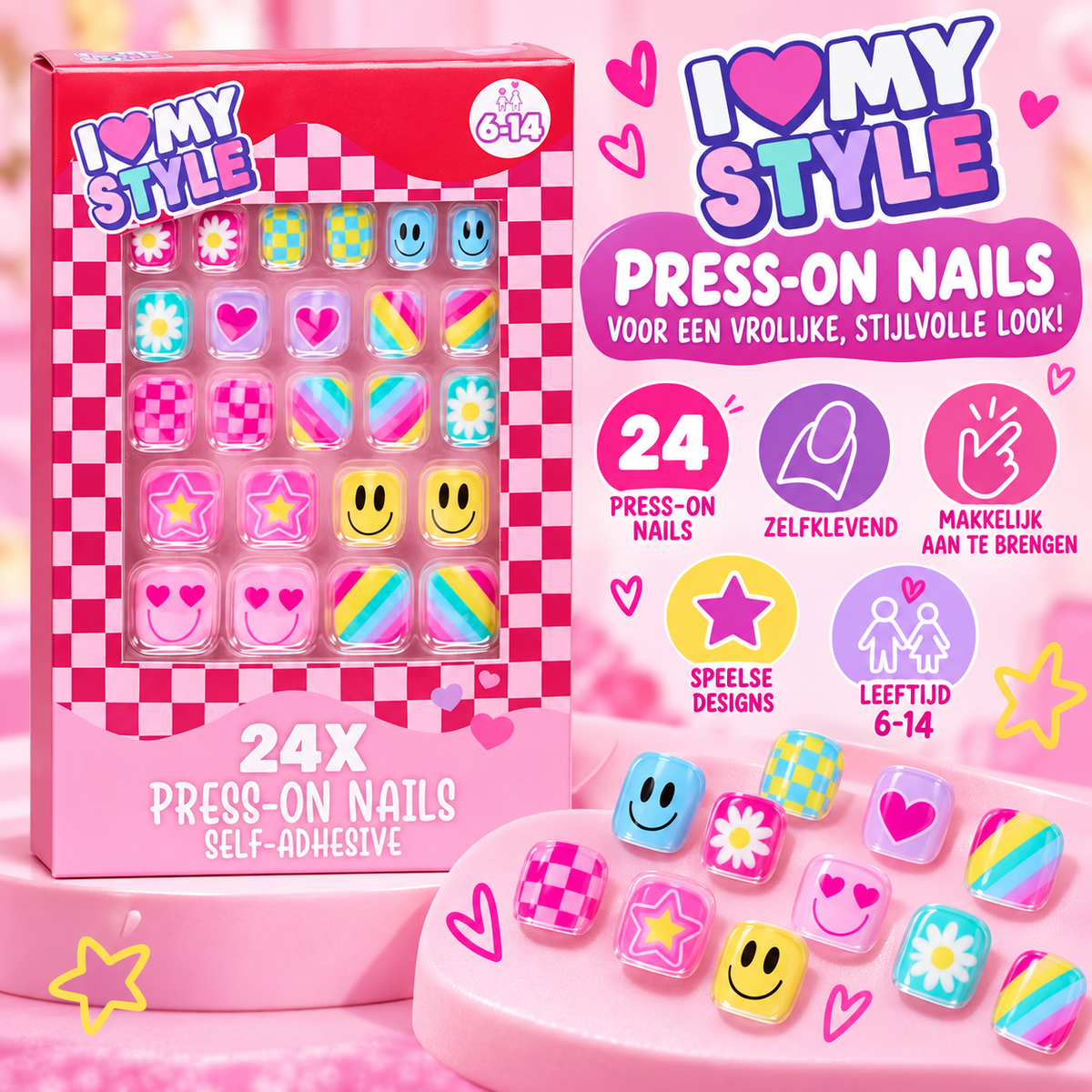 I Love My Style zelfklevende kunstnagels voordelen